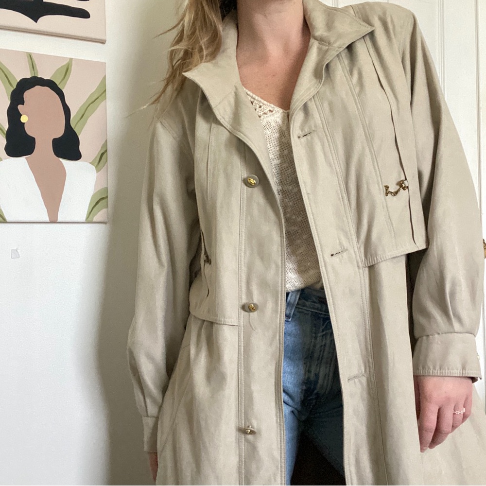 Vintage 70s FLEET STREET Timeless Trench